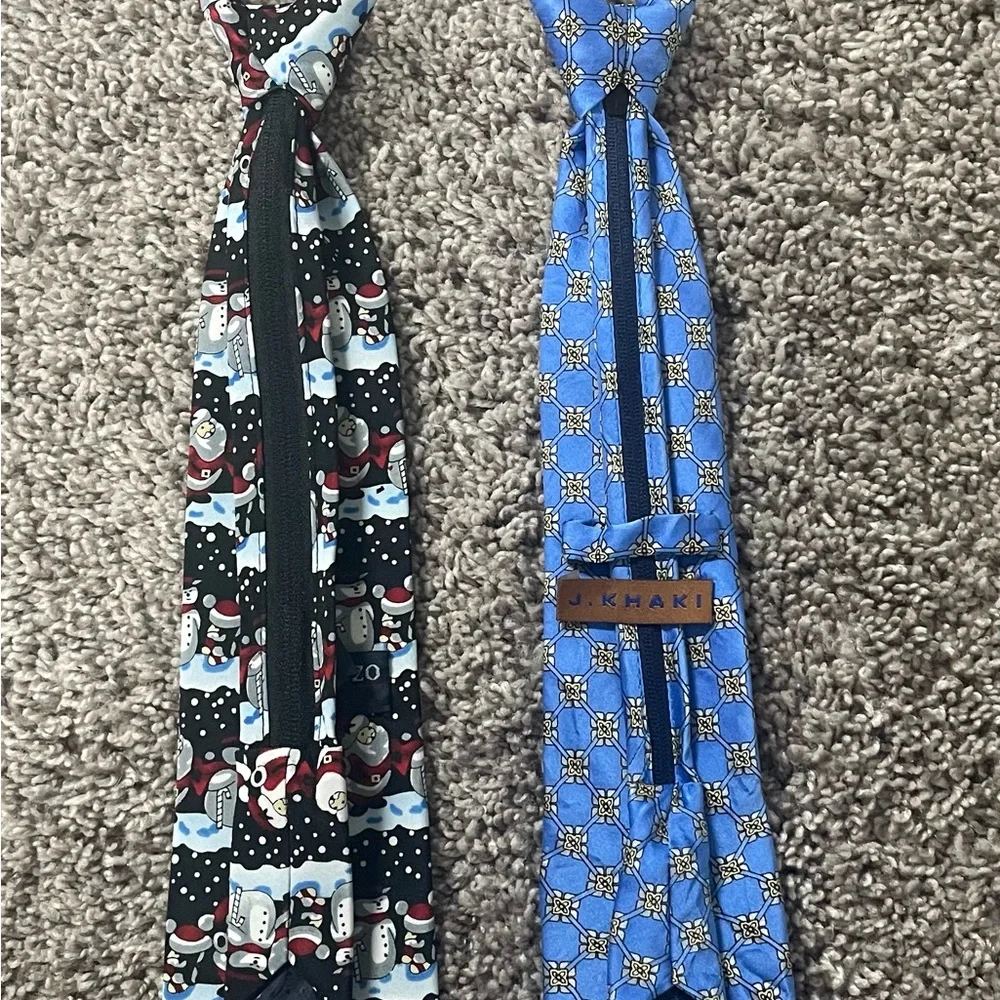 Children’s ties (Christmas plus Blue tie)